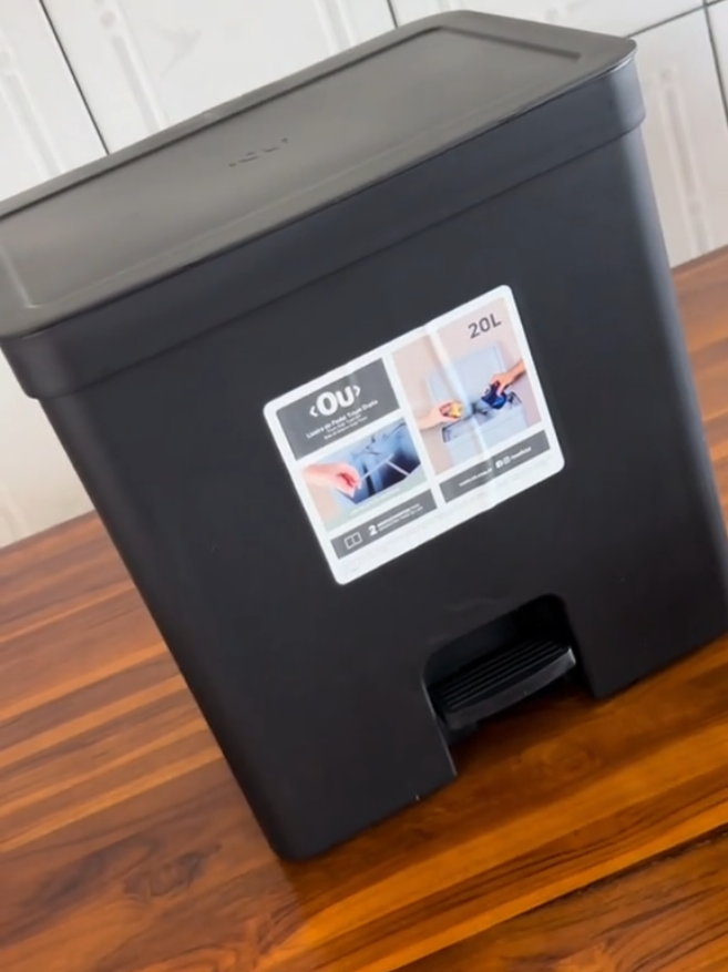 Confira Lixeira de Pedal Trium 20L #Li20L #lidepedal #achadinhos #shopee 