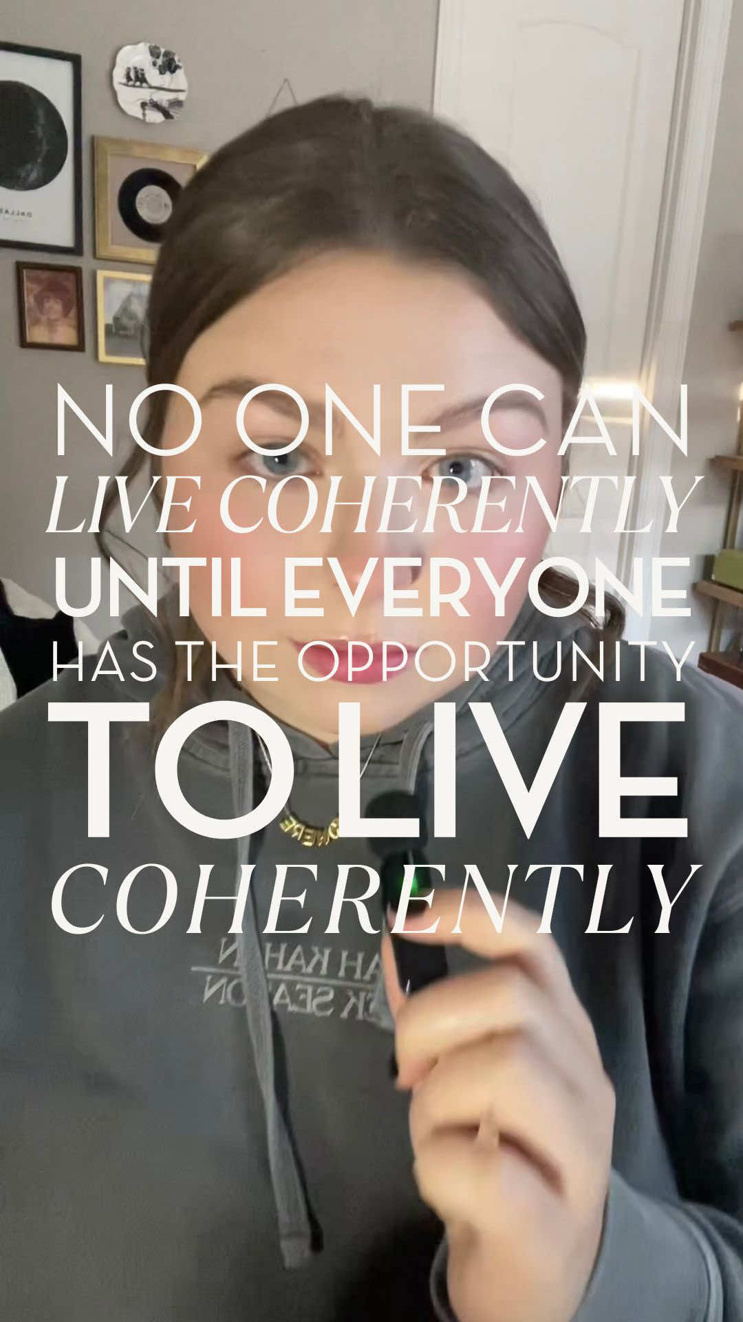 Many people question why I even need to discuss this topic. Does it not cloud my mission, breaking the chain of helping individuals live Coherently and instead refocusing on politics? Not at all. And here’s why.  It is a privilege to pursue Purpose. It is a privilege to live Coherently. And until everyone has the same opportunity to live Coherently, it is unjust for me to do so individually, without thinking of others. If it is my mission to support other people in finding and pursuing their purpose, and to create a world where every individual feels supported and inspired to embody their Truth, live as their most whole self, and contribute to a conscious, compassionate society, that must include everyone. But as Maslow taught us, this work is not the most pressing task at hand when it comes to an individual’s life. This is a Collective for a reason.  We are all interconnected; the same spark in me is the spark that rests within you. And if your spark has been stifled because you have not had the time and Space to pay attention to it, because you’ve been fighting for your life instead of being present, we all suffer. We all suffer because I have lost the beautiful gift of witnessing you: your Truth, your whole-ness, your spark. To acknowledge our wholeness as a species, and as a people, is to step into communion with The Muse itself.  That piece of g-dliness that exists within all of us that allows us to exist in the Mode of the Creator, is the same thing that connects us to one another, and is the same thing that allows all of us to create and pursue Coherence. It is It.  The nameless, faceless, boundless, singularity that is I Am, that You Are, that is to create, be created, and to witness creation. It is to be the Alchemist, the Experiment, and the Laboratory; the World, the g-d, and the Creation; the Individual, the Whole, and the Liminal. And nothing inspires my Coherence more than seeing other people live in Coherence. So how could I not fight for everyone to have that opportunity? TO READ MORE head to thecoherecollective.com and subscribe to The Muse-Letter, our Coherent take on a weekly newsletter offering musical and humorous inspiration, insightful writings, recommendations for further explorations, journal prompts and practices, Tarot reflections, and Coherent updates to help you connect with yourself, your purpose, and the world around you, right in your inbox every Tuesday! You can read the full essay and see the past Muse-Letters on our website right now too!!!!! Smack, Reese #PurposeWork #SpiritualityAndJustice #ProgressiveSpirituality #Coherence #SelfActualization 