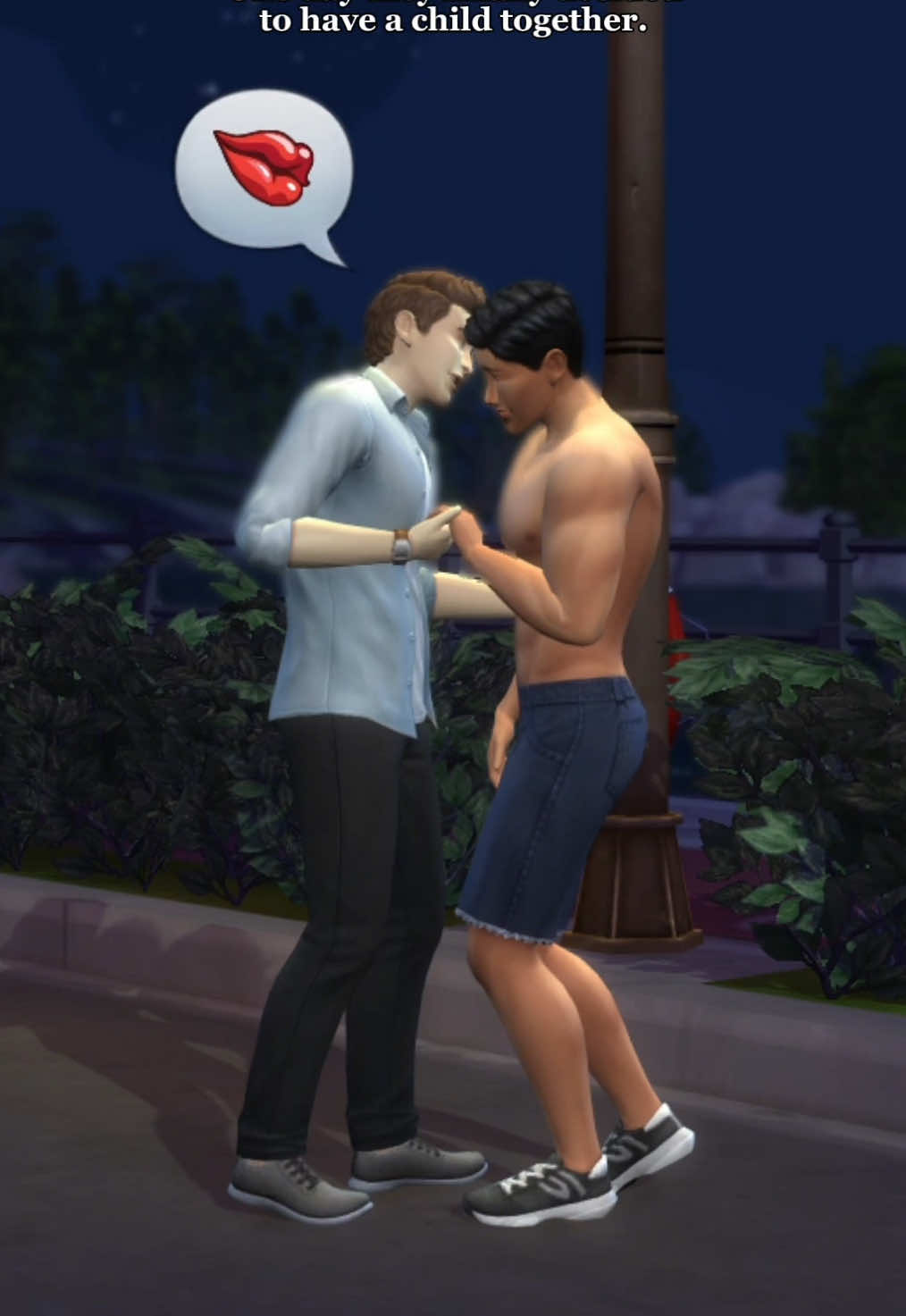 Edward Cullen & Jacob Black having a hybrid baby🧛‍♀️🩸🐺 Comment your name ideas!💡#twilight #thesims4 #thesims 