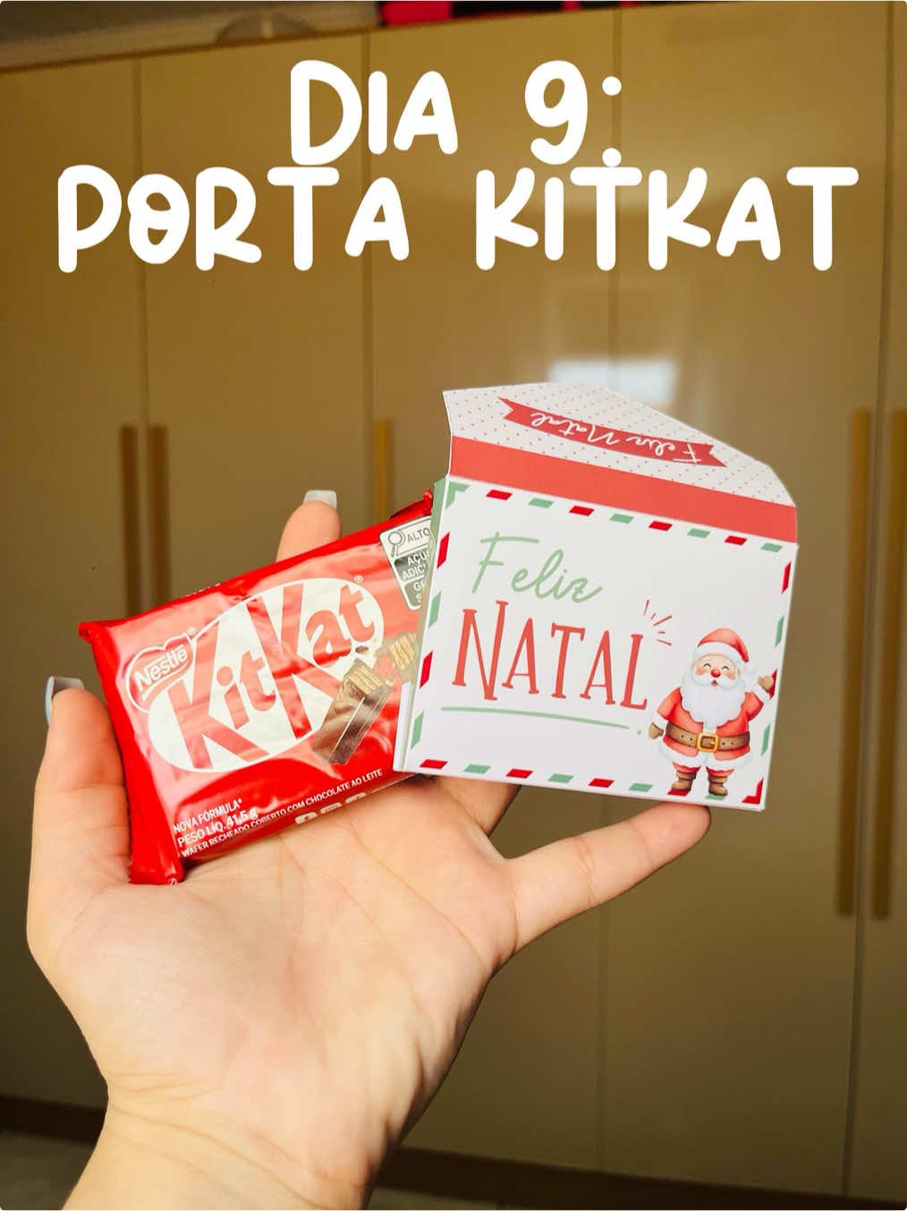 Dia 9: Porta KitKat🎄 Disponível na Shopee com Frete Grátis✅ #natal #lembrancinha #papelariapersonalizada #personalizados #lembrancinhapersonalizada 