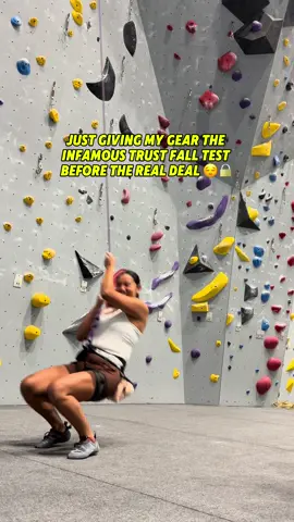 POV: You’ve done all your checks, but your brain still wants that one extra swing for peace of mind 😅 #climbtok 