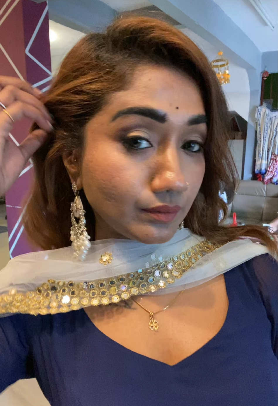 The right person makes everything lighter.🌙✨🤍🧿🪬🧿 Anarkali from @dizkaboutique  #tamilmuser #tamilsong #anarkali #dizkaboutique #glam 