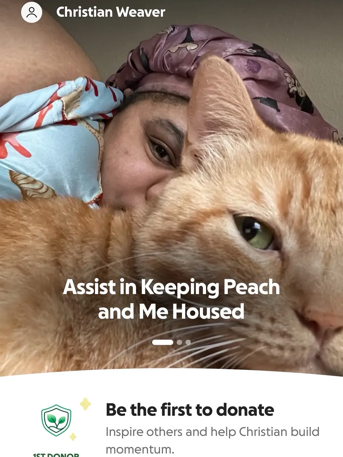 Take a wild guess where the link is. If you can’t help, please share. 💜 #gofundme 