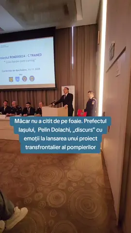 Constantin Pelin Dolachi A fost numit prefect al judeţului Iaşi în luna septembrie 2025.  A fost membru al partidului Partidul Naţional Liberal (PNL) când a fost susţinut pentru funcţie.  Este licenţiat în Studii Economice şi are un masterat în Management.  Între 2016-2023 a ocupat diverse funcţii de conducere în cadrul Agenţia pentru Finanţarea Investiţiilor Rurale (AFIR).  Înainte de a deveni prefect, a fost subprefect al judeţului Iaşi.  La depunerea jurământului, a precizat că speră ca activitatea funcţionarilor din Prefectură să revină în sediul vechi („Casa Pătrată”) la începutul anului următor. Din comunicările oficiale, subliniază importanţa colaborării între instituţia prefectului şi comunităţile locale pentru „eficienţă în slujba cetăţeanului”. #iasi #ziarulxpress #stiri #judetuliasi🇷🇴 #iași❤🇷🇴 