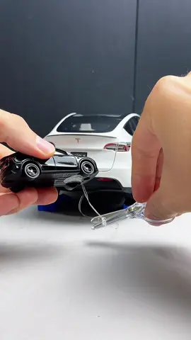 Tesla Model Y & Baby Car  #car #diecastcars #tesla #viralvideo #fypage 