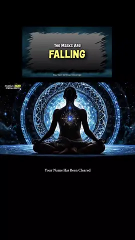 Your name has been cleared. The masks are falling... #spiritualmessage #upliftingmessages #angelicsoul #christianmotivation #spiritualgrowth 