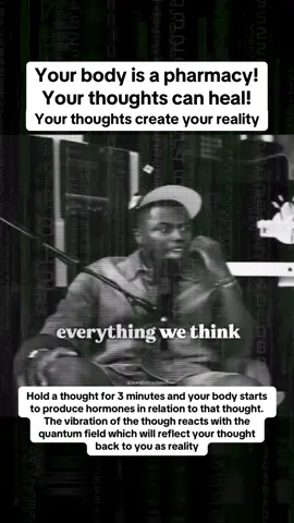 Every thought you think is creating something. Every emotion you hold is broadcasting a frequency. You are literally programming your reality moment by moment. . Your thoughts don’t just exist in your head they send out measurable electrical signals that ripple into the quantum field, attracting experiences that match your vibration. When you think a thought for just three minutes or more, your body begins releasing the hormones and chemicals aligned with that emotion. . ✨ Think joy — your body produces dopamine. ✨ Think gratitude — your heart emits coherence. ✨ Think love — your frequency expands. . This is how you heal. Your mind and body are one intelligent system, constantly communicating with the field around you. When your thoughts and emotions align, your vibration becomes a magnet pulling the people, experiences, and opportunities that match your inner state. . You’re not waiting for your world to change. You’re creating it with every thought you think. 🌀 Create consciously. Feel intentionally. Live vibrationally. . #LawOfAttraction #ThoughtsCreateReality #MindBodyConnection #QuantumHealing #EnergyFrequencyVibration             