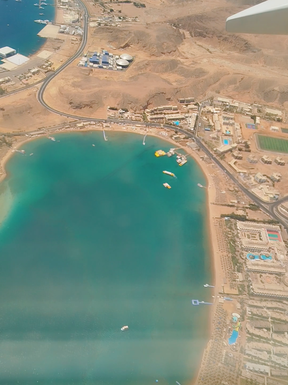 Приземление в аэропорту Шарм-эль-Шейха. Дух захватывает от такой красоты😍😍😍. #шармэльшейх #египет #отпуск #приземление #путешествия 