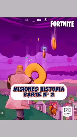 Completa la parte 2 de las misiones de historia ( Pronóstico : Rosquilla) #shortsmaster #fortnite #misiones #guia #lore 