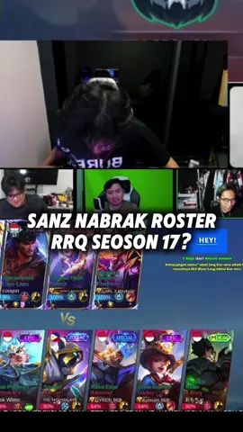 apakah ini roster rrq s17?btw yve tasikmalaya (clay) atau (rinz)#MLBB9TH #MLBB #sanz #rosterrrqs17 
