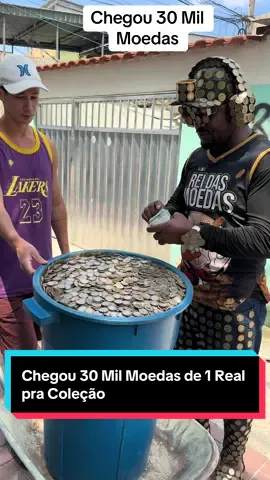 Chegou Mais 30 Mil Moedas pra Coleção #moedas #dinheiro #economia #memes 