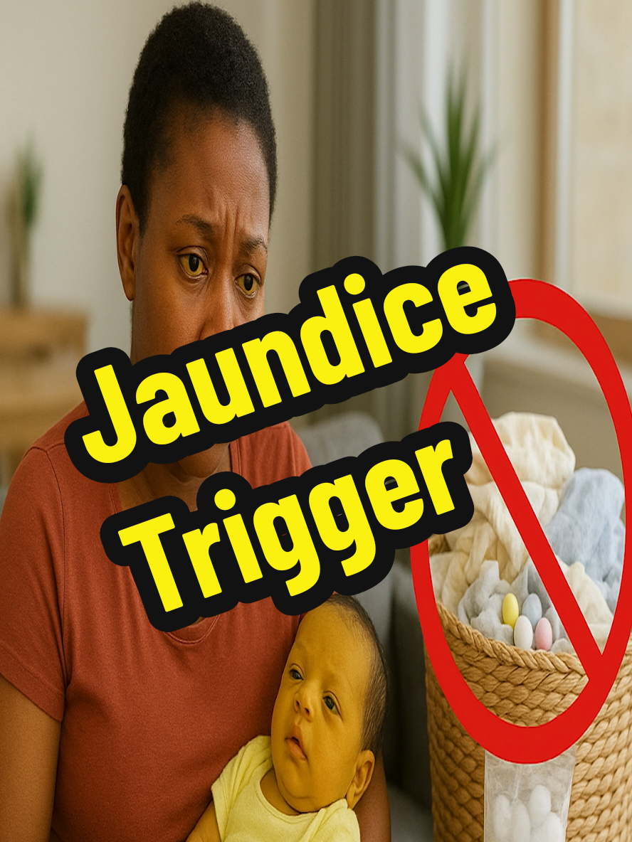 Pregnant women, STOP using this in baby clothes! It can cause severe jaundice and brain injury in newborns. G6PD deficiency is a condition where a person’s blood lacks enough of an enzyme that protects red blood cells from damage. So, when they’re exposed to certain things like naphthalene balls, some medicines, or fava beans, their red blood cells break down easily — causing jaundice, weakness, or dark urine. #childhealth #MomsofTikTok #doctorpertingle #G6PD #toddlerlife   For Educational Purposes 