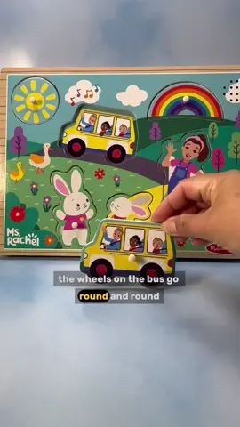 Ms Rachel song puzzle #msrachel #fyp #nurseryrhyme #tiktok #toyreview 