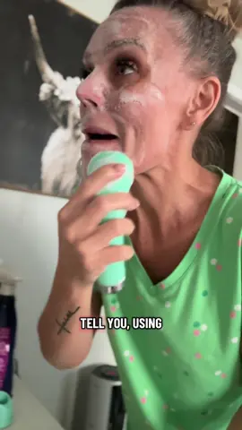 This facial scrubber from @Pritech makes my face feel so clean and super soft every time I wash my face with it. #skincareroutine #facialscrubber #beautyhacks #tiktokshopcreatorpicks 