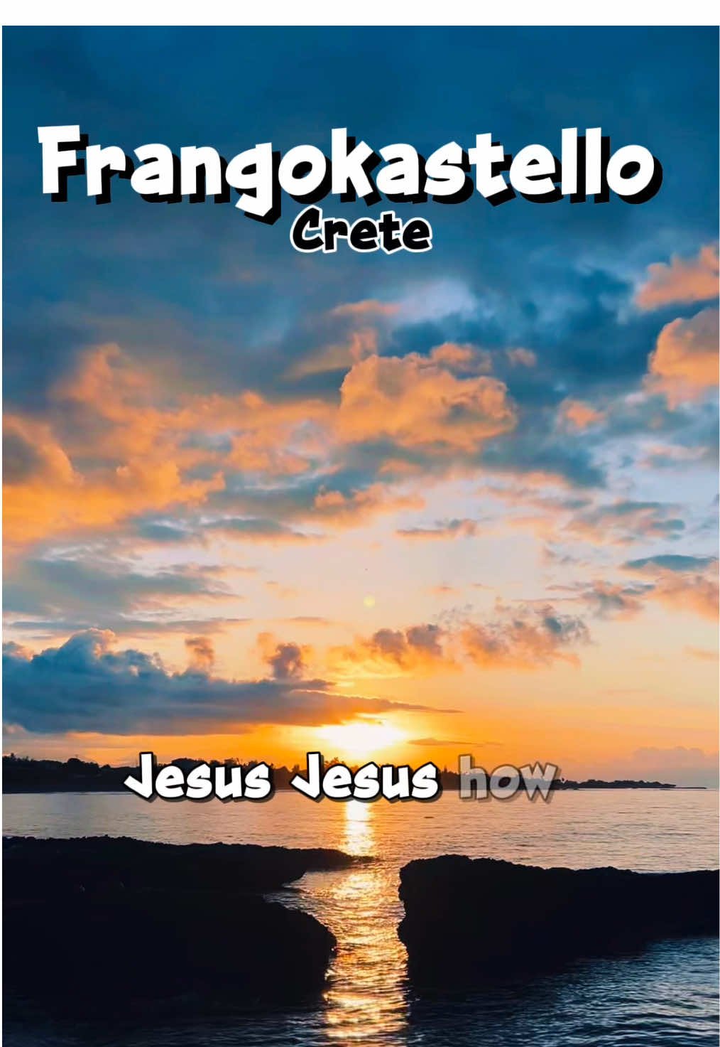 Golden Silence at Frangokastello #tissosweettotrustinjesus #sunrise #frangokastello