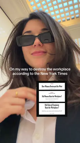 we also destroyed the West with our immaculate vibes ✨ #newyorktimes #feminism #girlsgirl #girls 