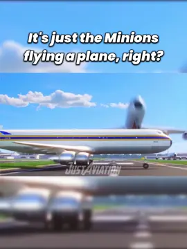 It's Not Just The Minions Flying A Plane…💀 #aviation 