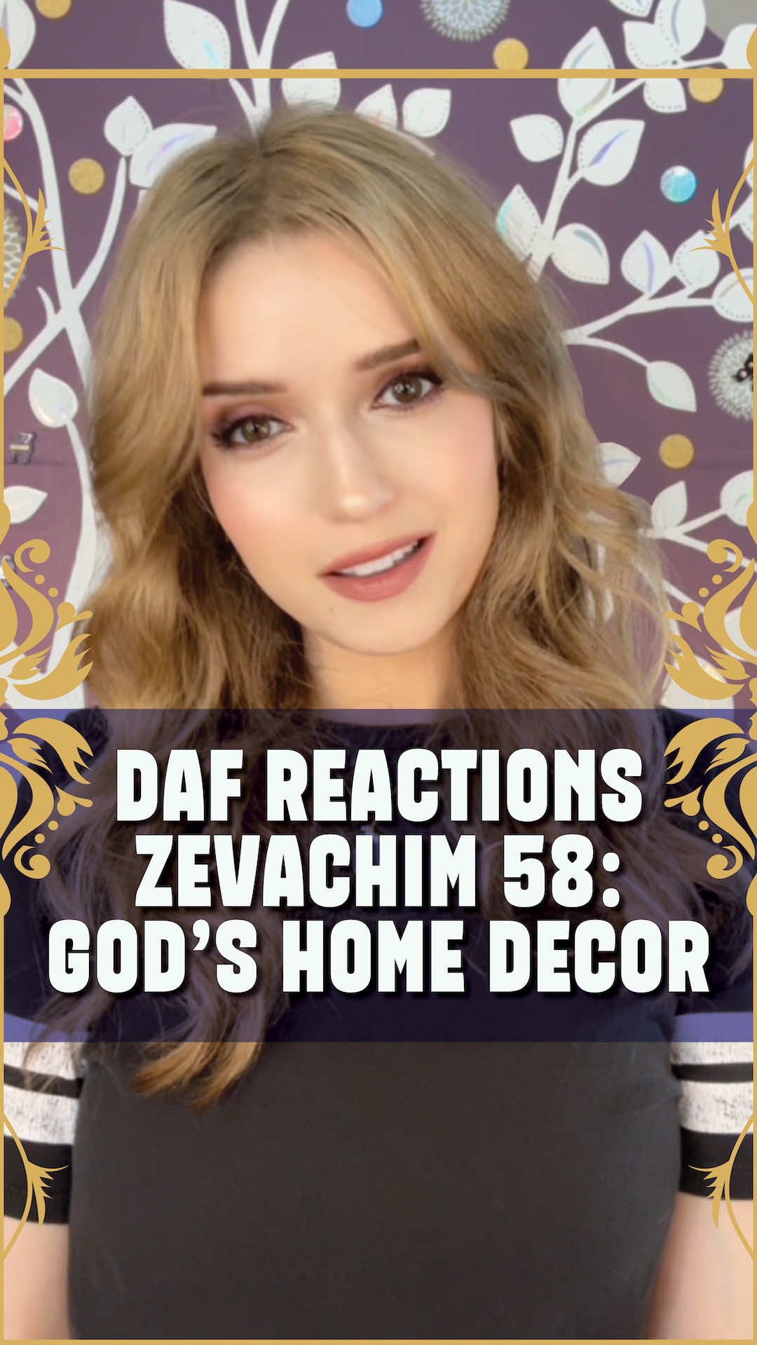 Shalom friends!  Home decor. So important. Especially when the home in question is God’s!  Let’s take a look at this unique, mostly open concept, multi-use worship/ sacrifice/offering space! Welcome to #DafReactions Zevachim 58: God’s Home Decor #Dafyomi #zevachim #talmud #Beithamikdosh