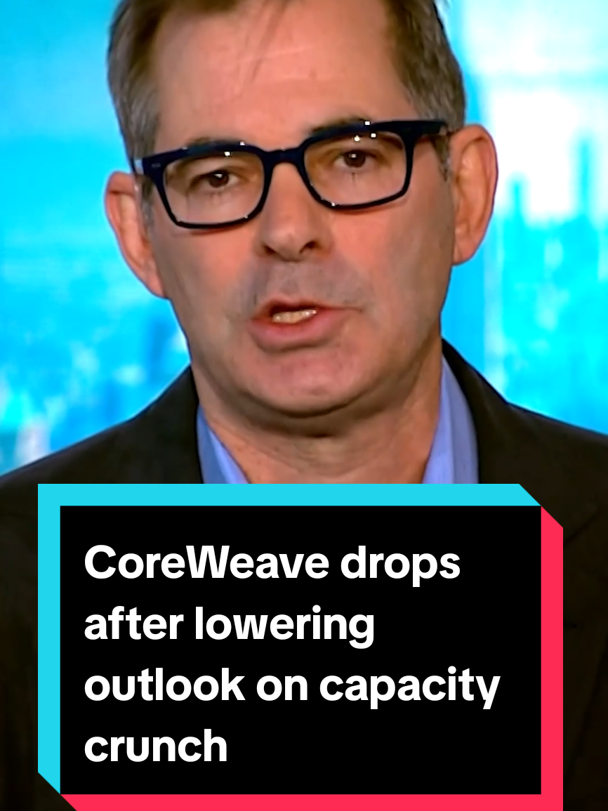 CoreWeave CEO Michael Intrator tells Ed Ludlow his company is working on diversifying its suppliers after it lowered its annual revenue forecast due to a delay in fulfilling a customer contract, a setback in its race to keep up with the AI boom. #Tech #coreweave #ai #artificialintelligence #datacenters 