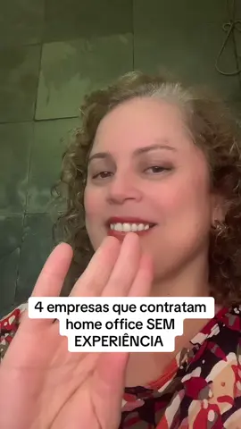 4 empresas que contratam home office sem experiência.  Importante prestar atenção aos requisitos do processo seletivo. #trabalhoremoto #homeoffice #vagasdeemprego #vagas #freelancer 