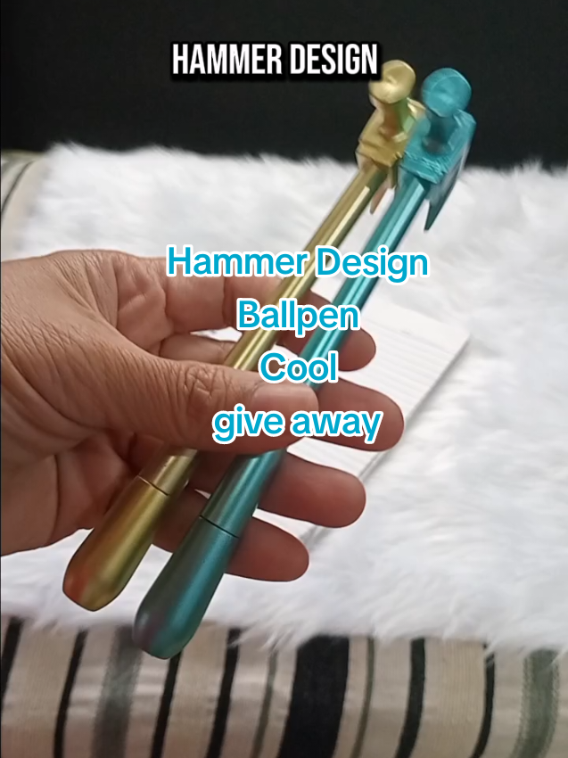 Unique na pang regalo, unique design na ballpen gel pan, cool, creative, stylish. Hammer design ballpen #ballpen #cool   #gifts #unique #giveaway 