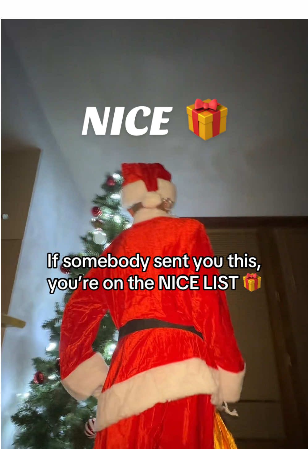 No coal for you 🙂‍↔️🎄🎁  #santa #santaclaus #naughtyornicelist 