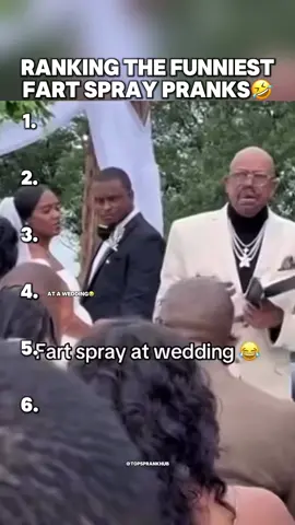 RANKING THE FUNNIEST FART SPRAY PRANKS🤣 #fartspray #prank #funny #top5 #joke