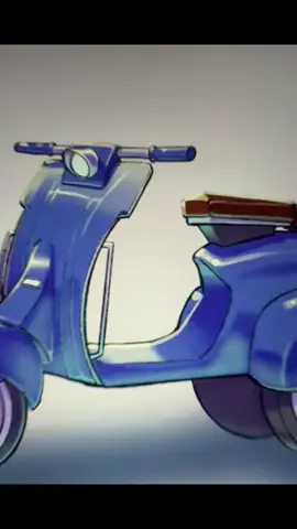 Drawing a moped study #art #drawing #propart #digitalart #artwork 