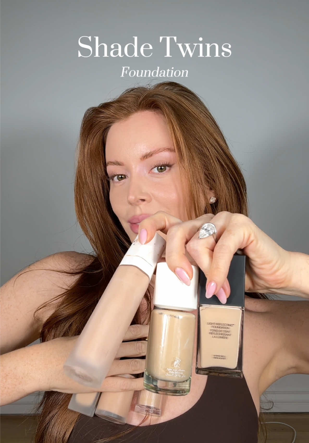 Reviewing some of my favorite foundations #makeupreview #shadetwins #foundation #foundationreview  @Armani beauty @Burberry @pradabeauty @Diorbeauty @Huda Beauty @MERIT Beauty @NARS Cosmetics @MakeUpForEverUSA @Fenty Beauty @Bobbi Brown @chantecaille 