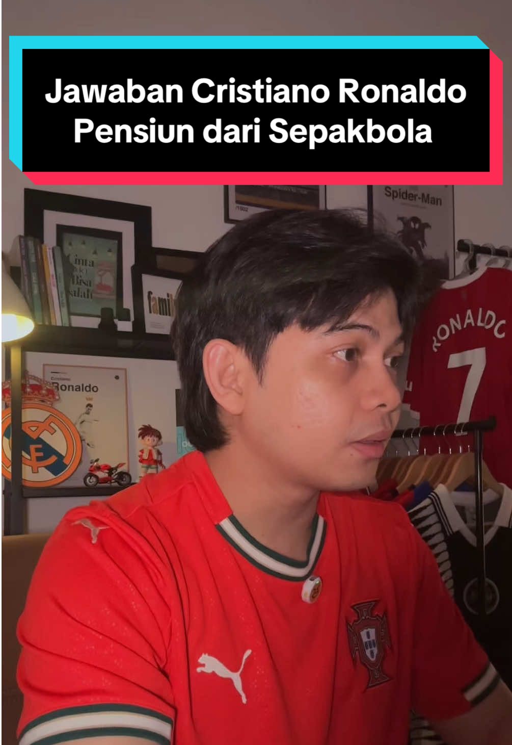 Jawaban Cristiano Ronaldo soal pensiun 😭 #cristianoronaldo #ronaldo 