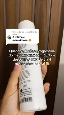 Respondendo a @Luma ✨ Melhor custo benefício do mercado minha amiga. #progressivaorganica #progressiva #cabeloalisado #alinhamentocapilar 