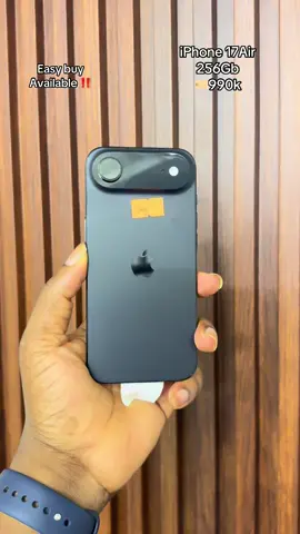 iPhone 17Air 256Gb 🏷️990k 📌PAYMENT VALIDATE ORDER 📌AVAILABLE FOR DIRECT BUYING AND SWAPPING 📌NATIONWIDE DELIVERY 📍3-6 olu kole osho street, mockland plaza off medical road computer village, Ikeja, Lagos, Nigeria (2nd floor, office 2f)  #iphonedeals #iphonetips #iphonetricks #iphone17air #apple 