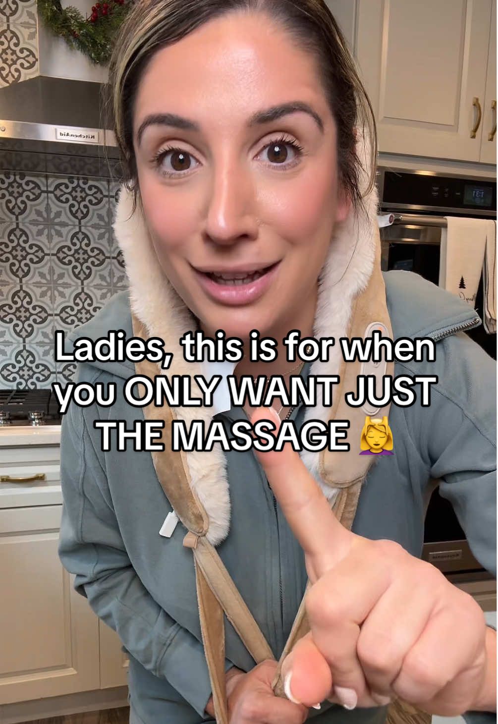 When you really want JUST the massage 🤣 #neckmassager #giftsforher #tiktokshopblackfriday #tiktokshopcybermonday #superbranddaybfcm @QVC, Inc 