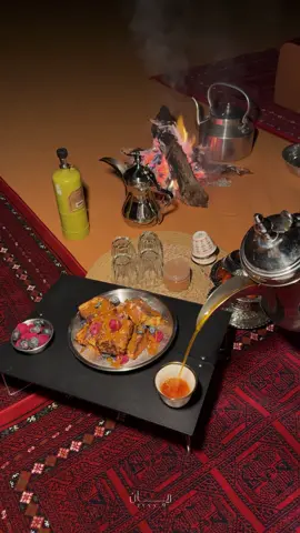 بسيط ولذيذ 😋🤍 #كشتة #نفود #your_coffee #فرينش_توست 