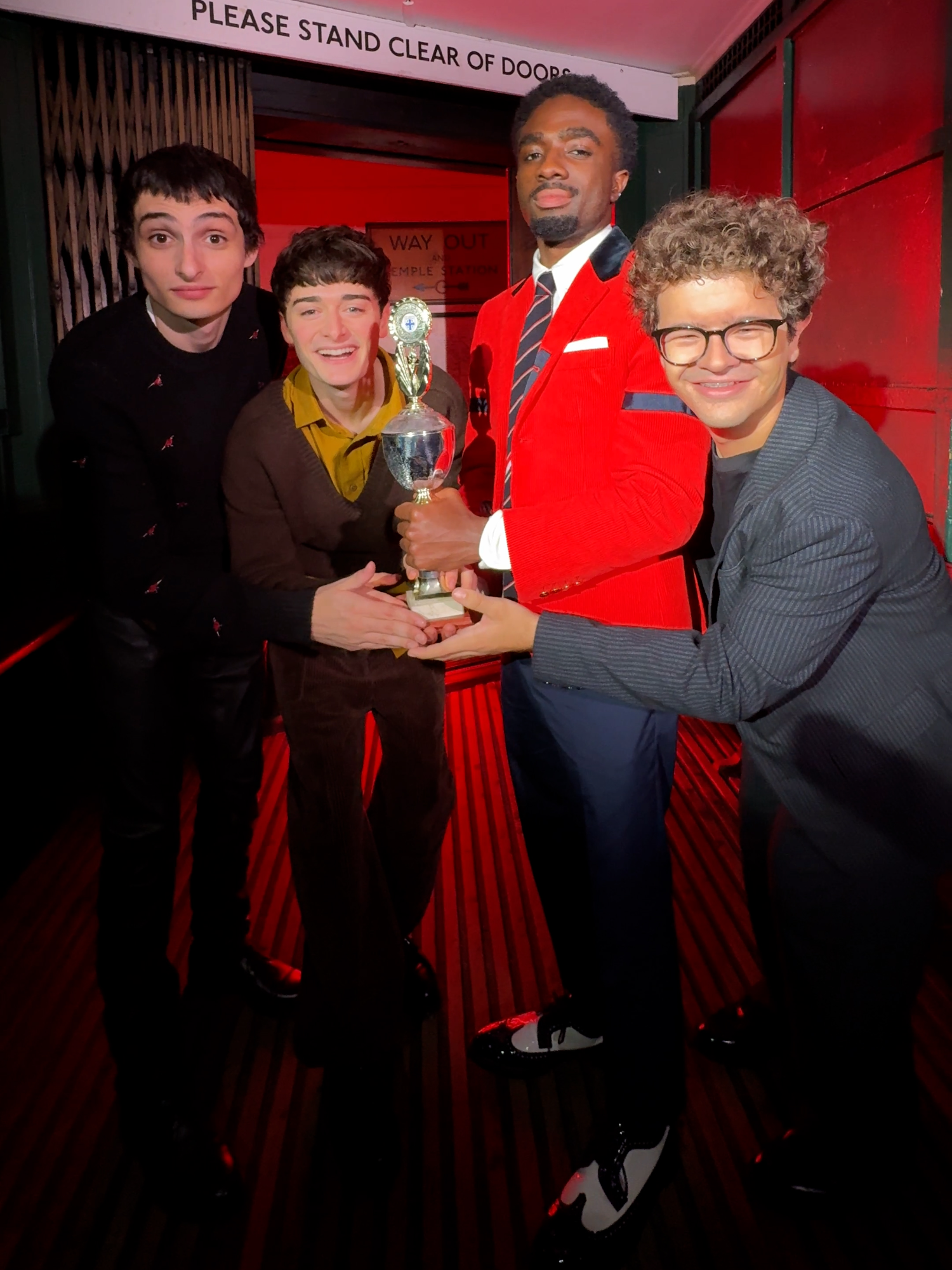 and the award for the best photo recreation goes to: OUR PARTY 🥹 #StrangerThings