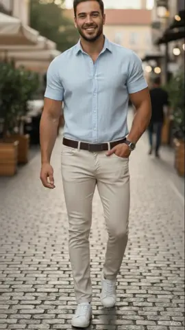 Calça sarja slim com elastano, confortável e estilosa 🔥 #ModaMasculina #Sarja #LookMasculino #EstiloTodosOsDias 