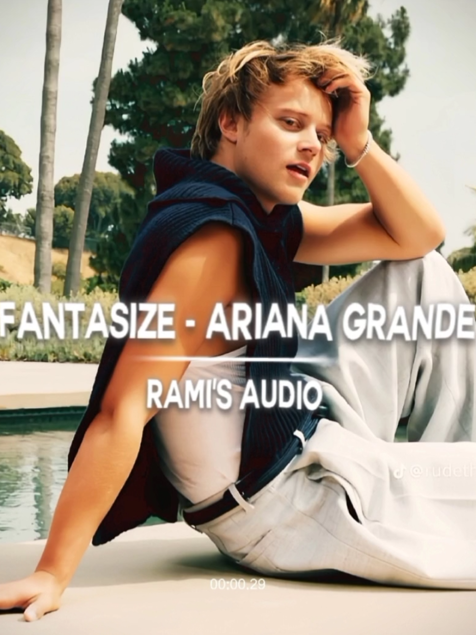 One of my FAV Ariana SONGS🎶🙌🏼 . . edit>@rami's.editz  #audioforedits #editaudio #audioedit #fantasize #arianagrande || JJ Maybank from OuterBanks played by Rudy Pankow 