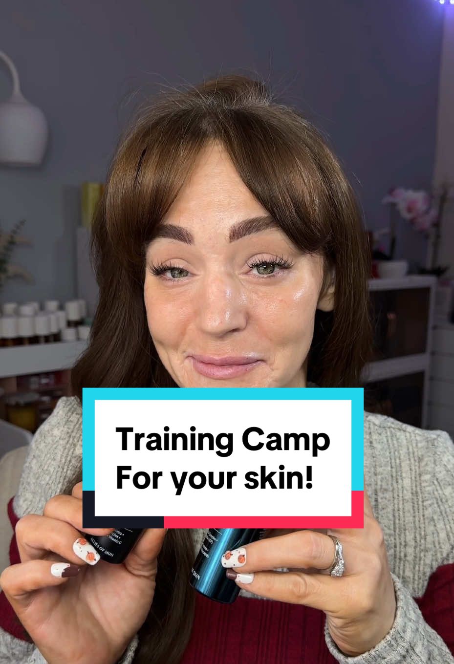 @ALLIESOFSKIN Step 1 — Multi-Peptides & Growth Factor Advanced Lifting Serum This serum is like strength training for your face. It firms, lifts, plumps, and smooths — powered by 9% lifting peptides, growth factors, and MSM for elasticity. It helps reduce fine lines, wrinkles, and that subtle sagging that creeps up in your 30s and 40s. Step 2 — Peptides & Omegas Firming Eye Cream This is your “8 hours of sleep in a jar.” It’s packed with bakuchiol, peptides, ceramides, and vitamin C to brighten dark circles, depuff, and tighten the delicate under-eye area. Both products melt into skin without pilling, work under makeup, and give that “fresh facial” glow. If you’re starting to notice your skin losing that bounce — this duo is your reset button. ✨ #alliesofskin #antiaging #skincare #tiktokshopblackfriday 