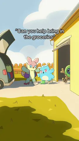 Sometimes I would just go in socks 🧦  #animation #meme #funny #mom #relatable 