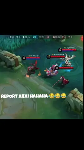 REPORT PANDA HAHA 😂 #mobilelegends #mlbb #viral  #mobilelegendstiktok #mobilegendsbangbang 