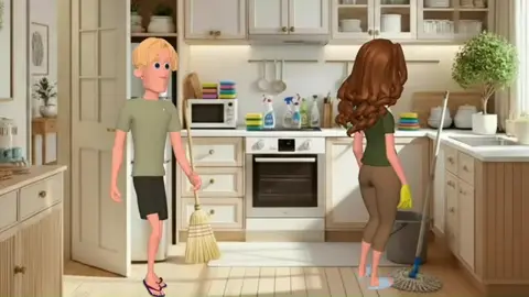 #oggi facciamo le pulizie di casa 