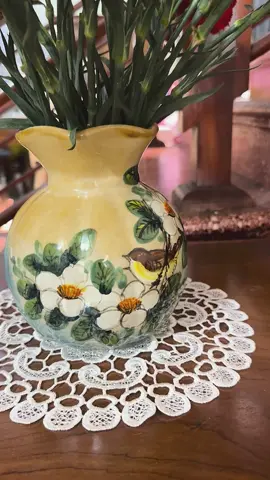 Bình hoa gốm sứ dáng quả lựu cắm hoa trang trí phòng khách