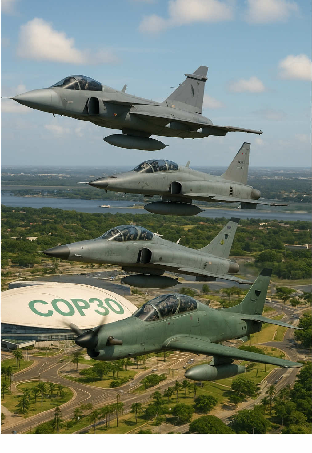 A FAB impressionaria os outros países na COP 30? ##guerra##aviação##cop30##vaiprofy##brasil🇧🇷