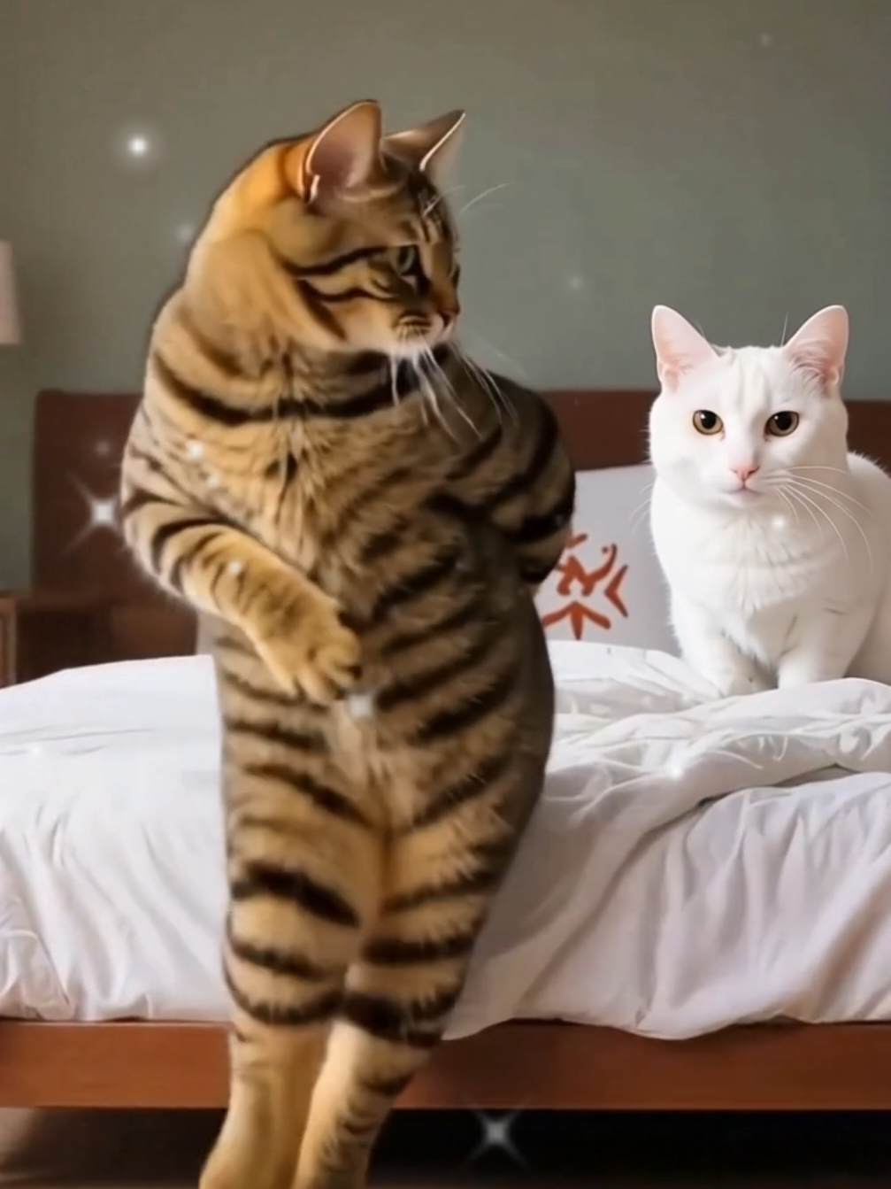 🤣🤣🤣 #catdance #chachacha #funnydance #猫のいる暮らし #猫ダンス 