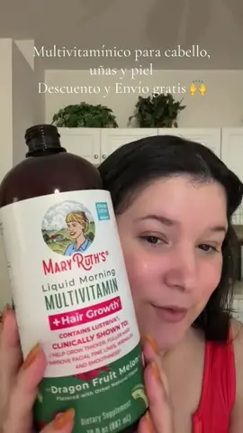 Se los super recomiendo 🙌 #maryruthsmorningmultivitamin #tiktokshopcybermonday #tiktokshopblackfriday #fyp #hairgrowth 