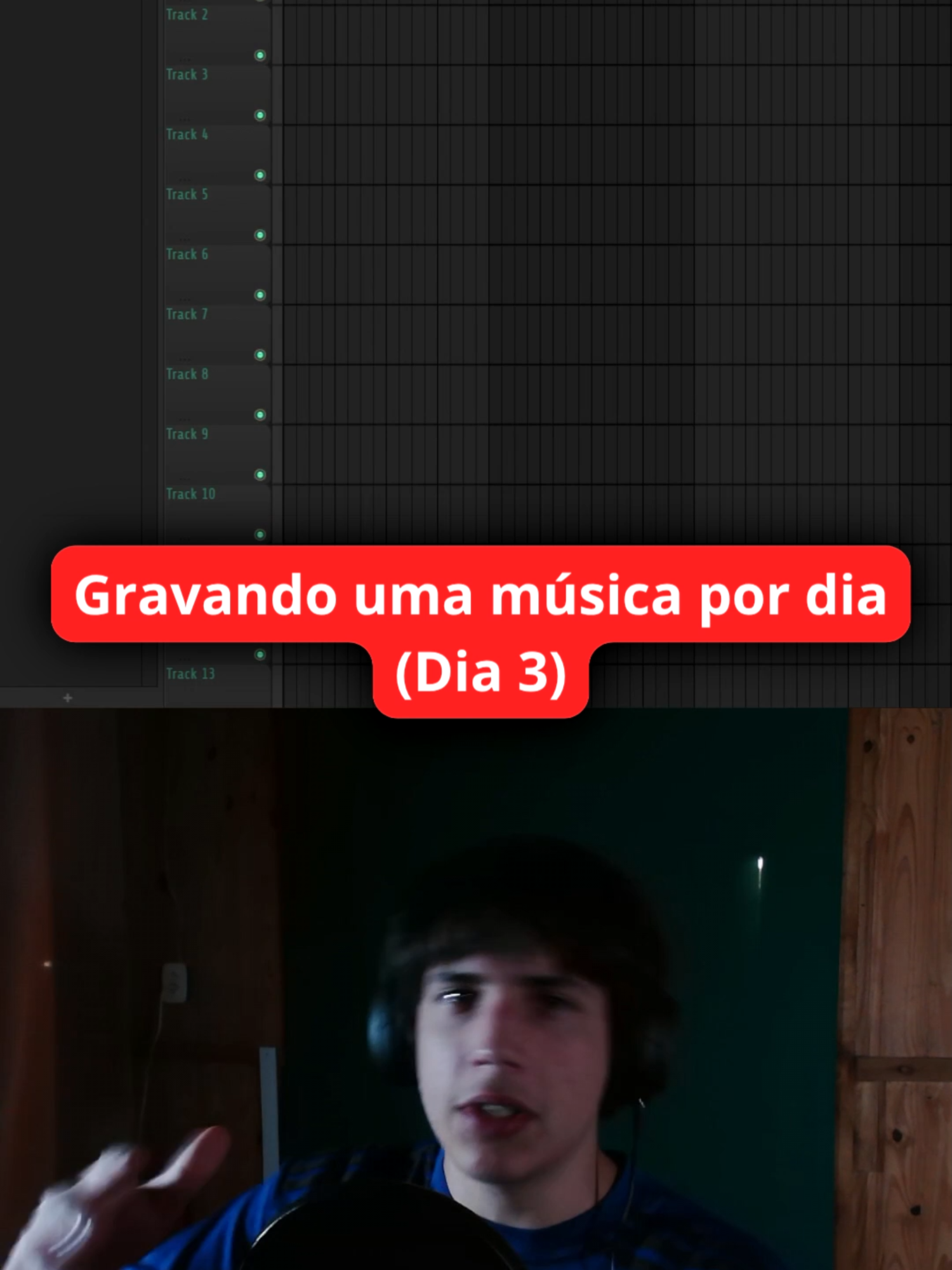 Dia 3 gravando uma música por dia #flstudio #produçãomusical #mixagem #beat #reaper #ableton #bandlab