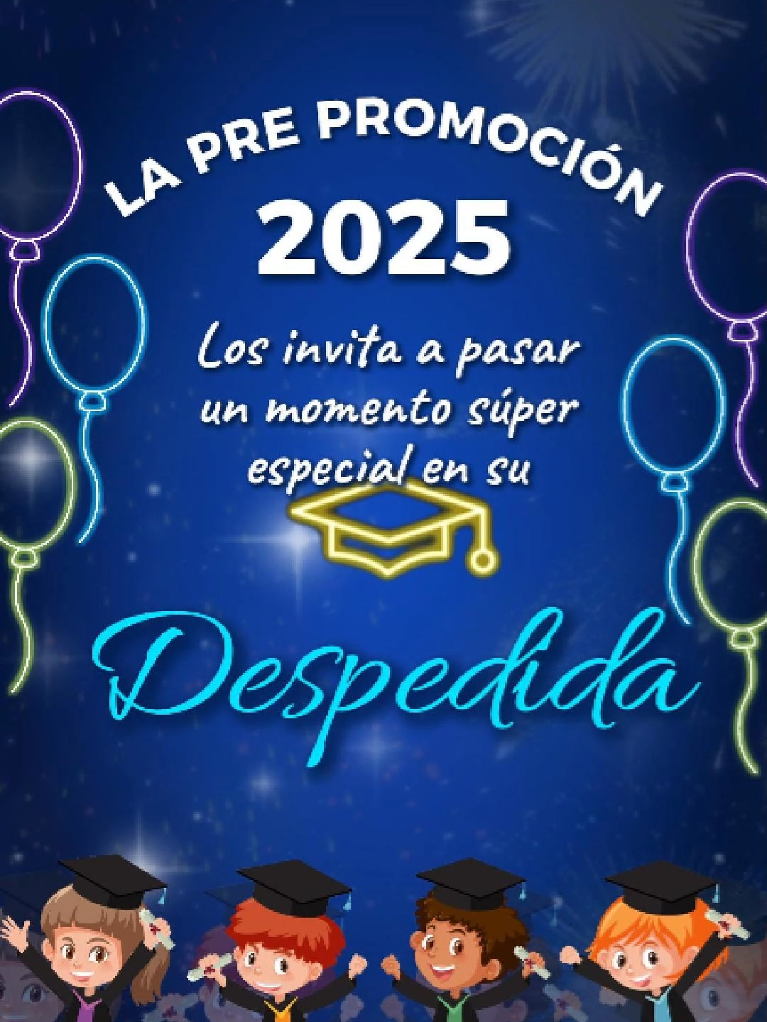 💙Un paso más cerca del gran sueño💫 La pre promoción brilla con estilo en esta mágica temática azul✨🎓 Comenta 💬 si ya estás viviendo tu pre promo y dale ❤️ si te encanta este diseño🔥 #PrePromocion  #FiestaAzul  #EventoEscolar   #InvitaPE  #Prom2025  #Decoracion15  #FiestaDePromo  #inspiracion  #DiseñoDigital  #InvitacionVirtual  #BrillaConEstilo  #eventos  #CreaTuInvitacion  #FiestaMagica