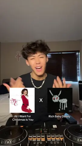 All I Want For Christmas Is You x Rich Baby Daddy #mariahcarey #drake #remix #christmas #fyp 