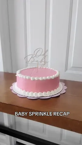 My parents threw us the most perfect and intimate baby sprinkle to celebrate AJ. So so thankful. 🌸 • • • #fyp #fy #babysprinkle #foryou #momtok