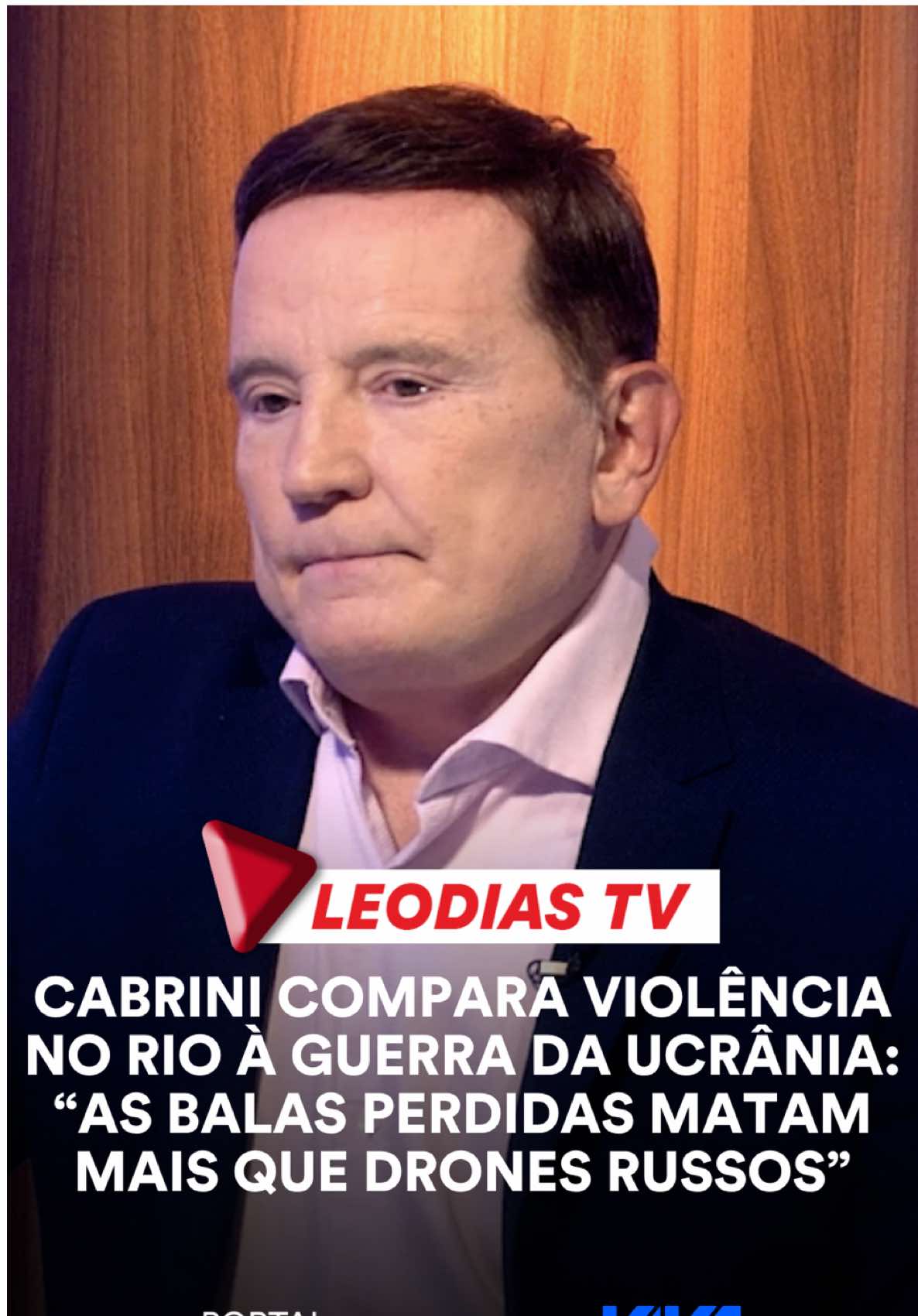 Com uma longa trajetória em coberturas de guerra, Roberto Cabrini traçou um panorama alarmante sobre a violência no Rio de Janeiro. Em entrevista ao “Programa Flávio Ricco”, na LeoDiasTV, o jornalista, que acompanhou os desdobramentos da megaoperação no Complexo da Penha e do Alemão, afirmou que há dados que indicam ser mais perigoso estar no Rio do que na Ucrânia, em plena guerra contra a Rússia. ASSISTA AO 